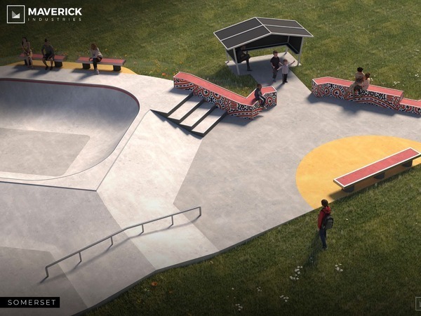 New skatepark illustrative plan image