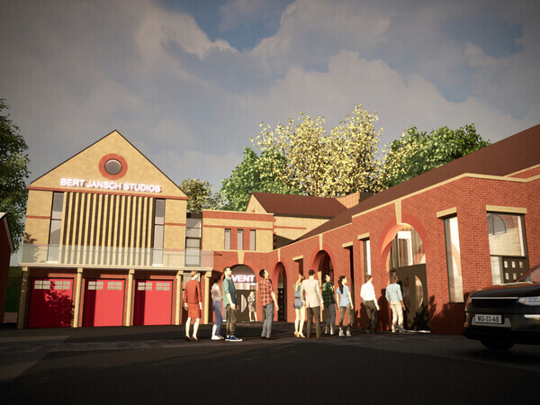 Illustrative plan for Event Tec building adjoining the Cheese and Grain