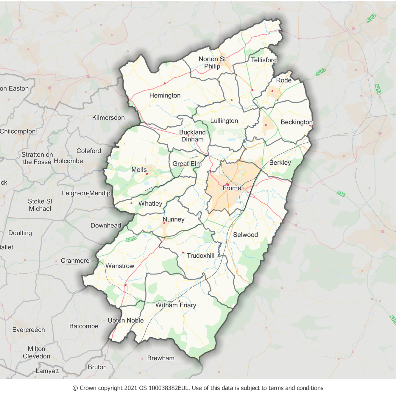 Project: What area does the Movement and Place Plan cover? | Frome Town ...